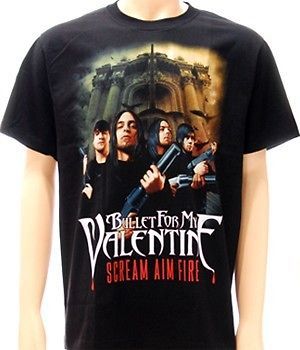 Bullet For My Valentine Rock Vintage Men T shirt Sz XL Hard Heavy 