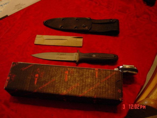 Black Jack Rex Applegate Fairbairn Military Knife Box Sheath Effingham 