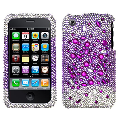 for Apple iPhone 3G 3GS Cell Phone Universe Full Bling Stone Hard Case 