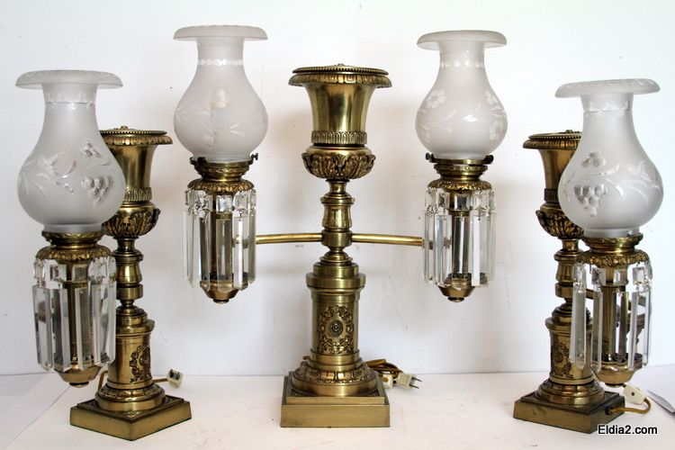 find such a quality set of lamps in such fine condition each lamp has 