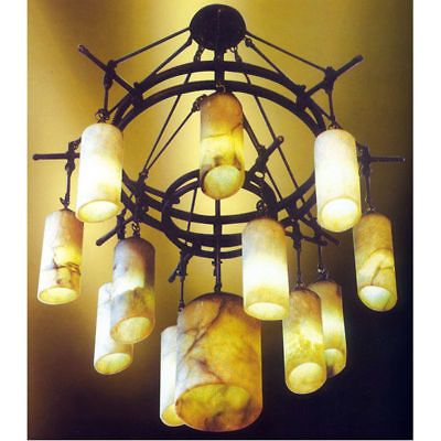 gorgeous mediterranean alabaster chandelier 52 h  2750