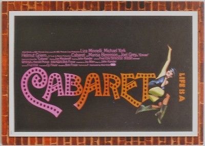 LIZA MINELLI CABARET USED MEMORABILIA MATERIAL CARD LIMITED EDITION 