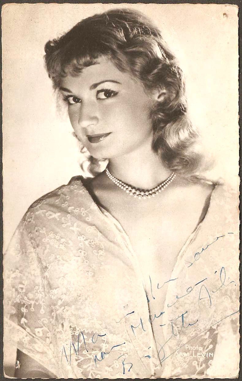 brigitte auber signed dedicated p hoto postcard