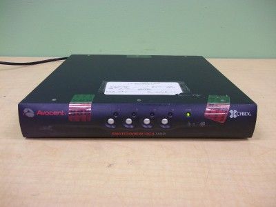 Avocent Cybex SwitchView SC4 UAD 4 Ports External KVM Audio Switch USB 