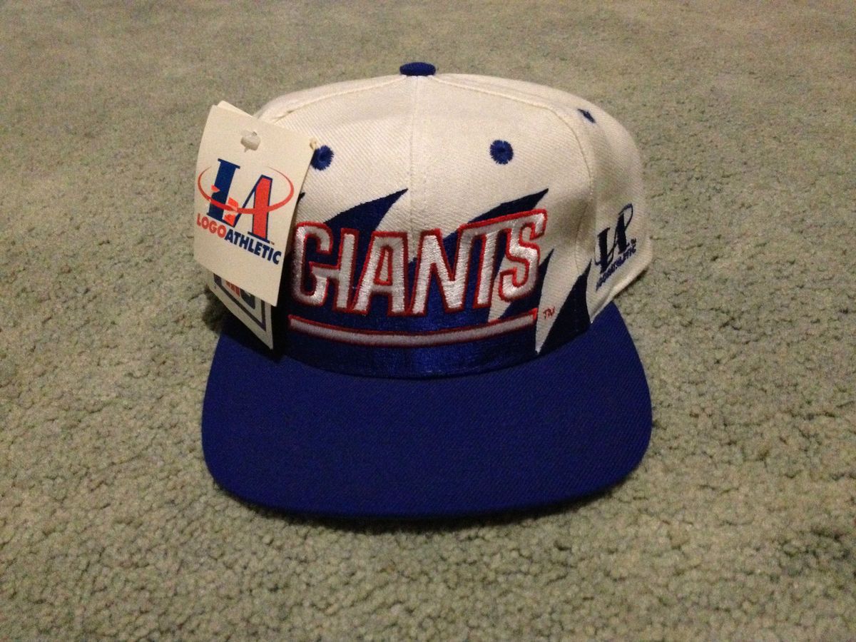    New York Giants Logo Athletic Snapback Sports Specialties Sharktooth