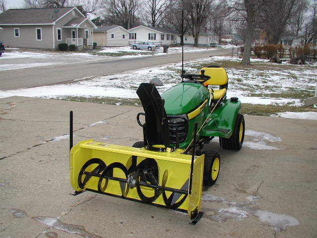 John Deere 44 Snowblower Attachment For X300 And X500 Series Tractor W On