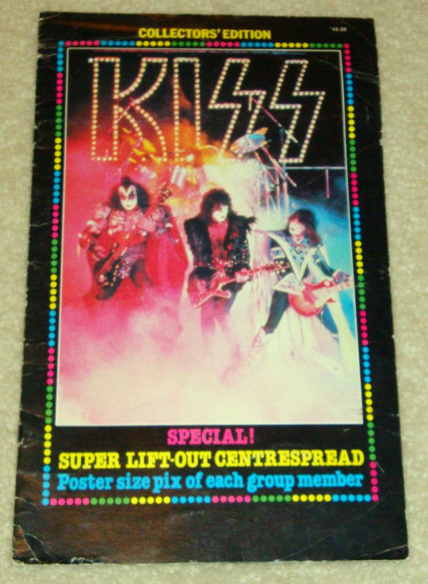 KISS MEGA RARE ORIGINAL 1980 AUCOIN KISS AUSTRALIAN COLLECTORS SPECIAL 