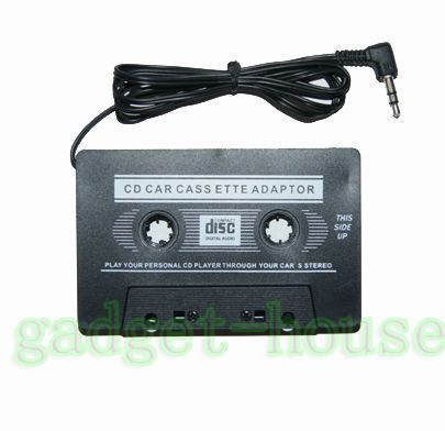 Car Aux Audio Tape Cassette Adapter for iPod iPhone 4th