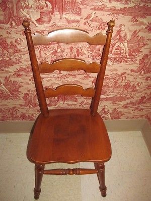 Tell City Hard Rock Maple Andover 48 Ladderback Side Chair 8032 Made 