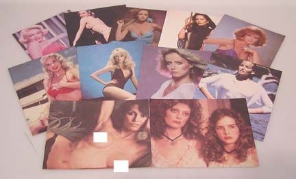 1980s Women of Movie TV Stars Cards Set of 33