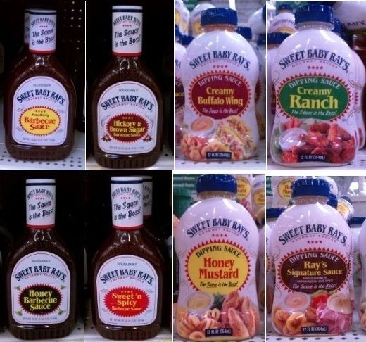 Sweet Baby Rays Barbecue BBQ and Dipping Sauce Choose Flavor Sweet 