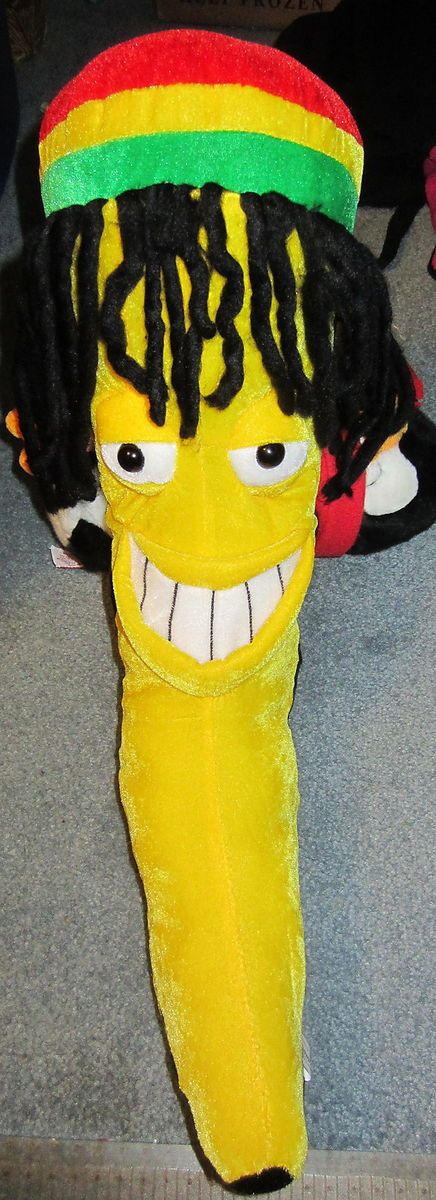 Stuffed Rasta Banana Jamaican Dreadlock Rasta Banana Funny