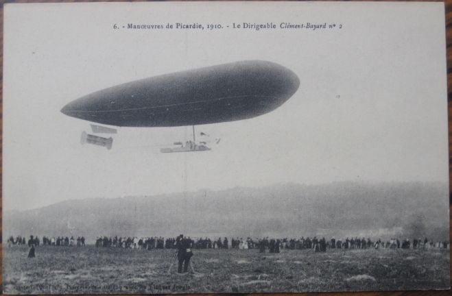 1910 Aviation PC Dirigeable Airship Clement Bayard