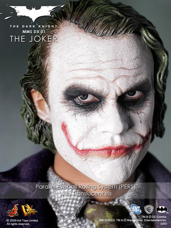 Hot Toys 1 6 Scale Batman The Dark Knight Joker MMS DX01 Plus Extra 