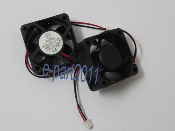   Cooling Fan 5020s 12V 50mm X50MMX20MM 2 Plug Pin Sleeve Bearing