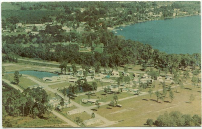 Winter Haven FL Shipp Reck Harbor Mobile Home Park Sales Postcard 