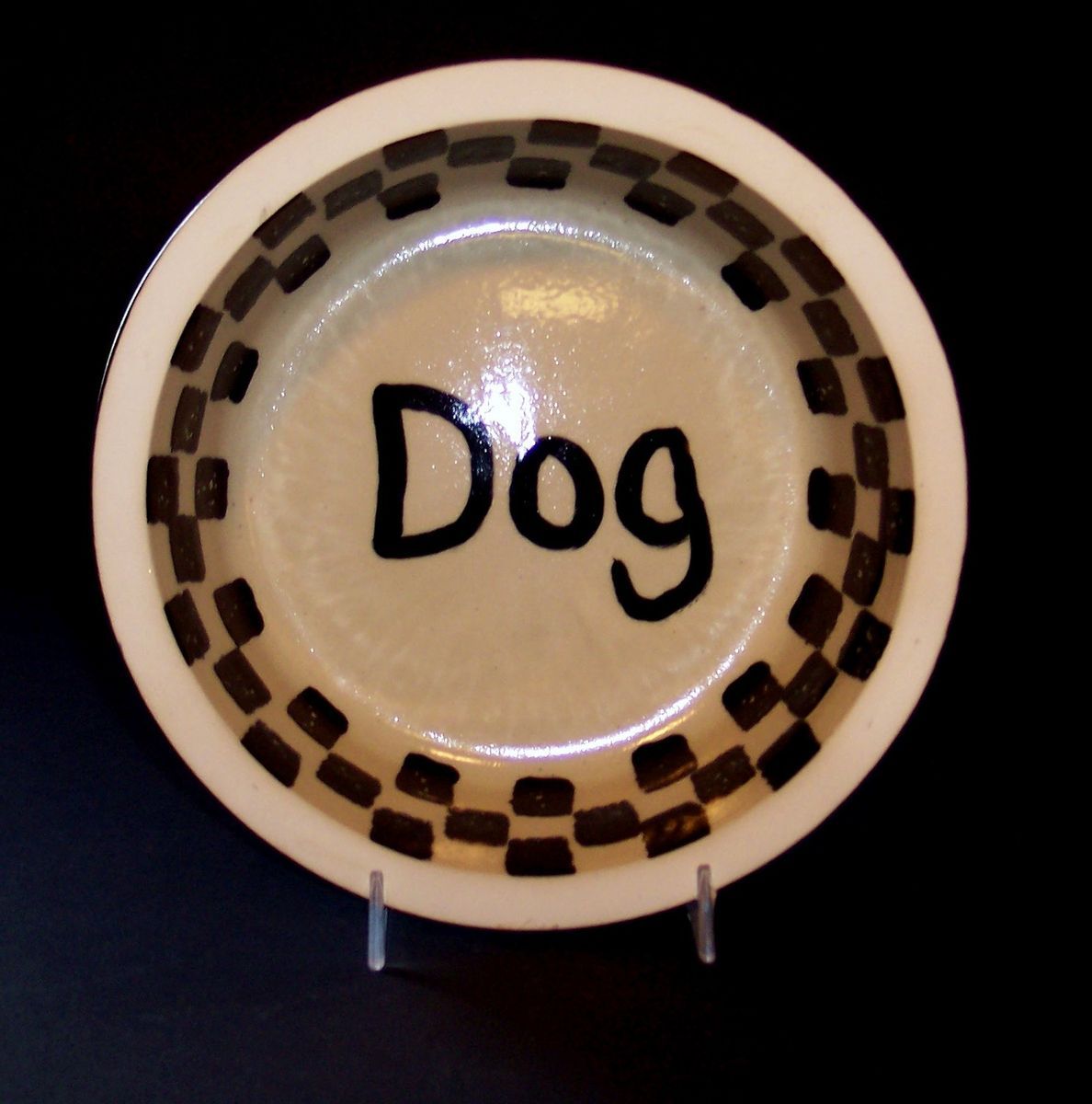 Beaumont Bros Stoneware Dog Feeder