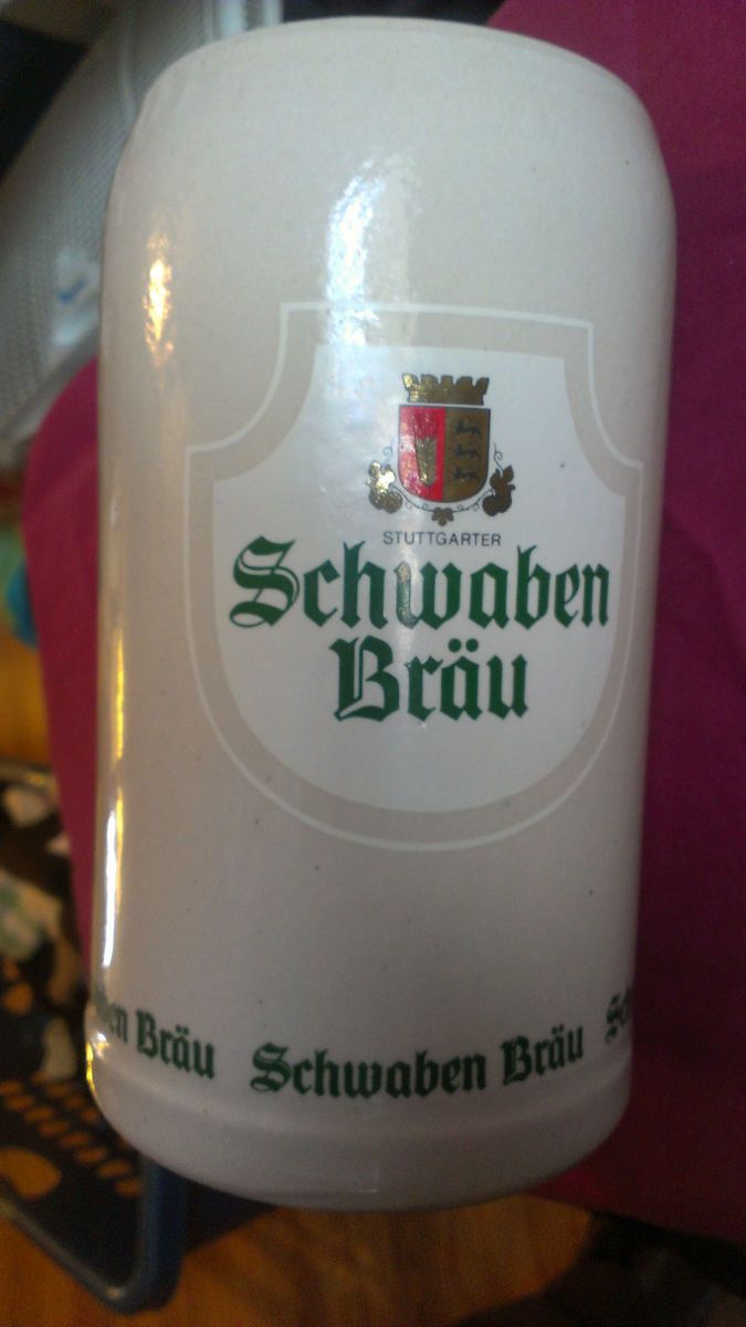 Stuttgarten Schwaben Brau Large Stein 1L Germany