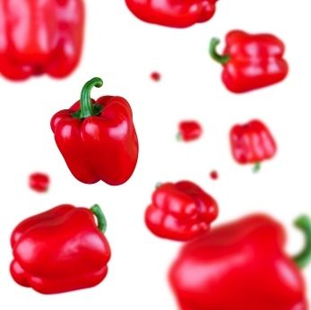 30 Organic Mini Red Bell Pepper Seed Sweet Gardening