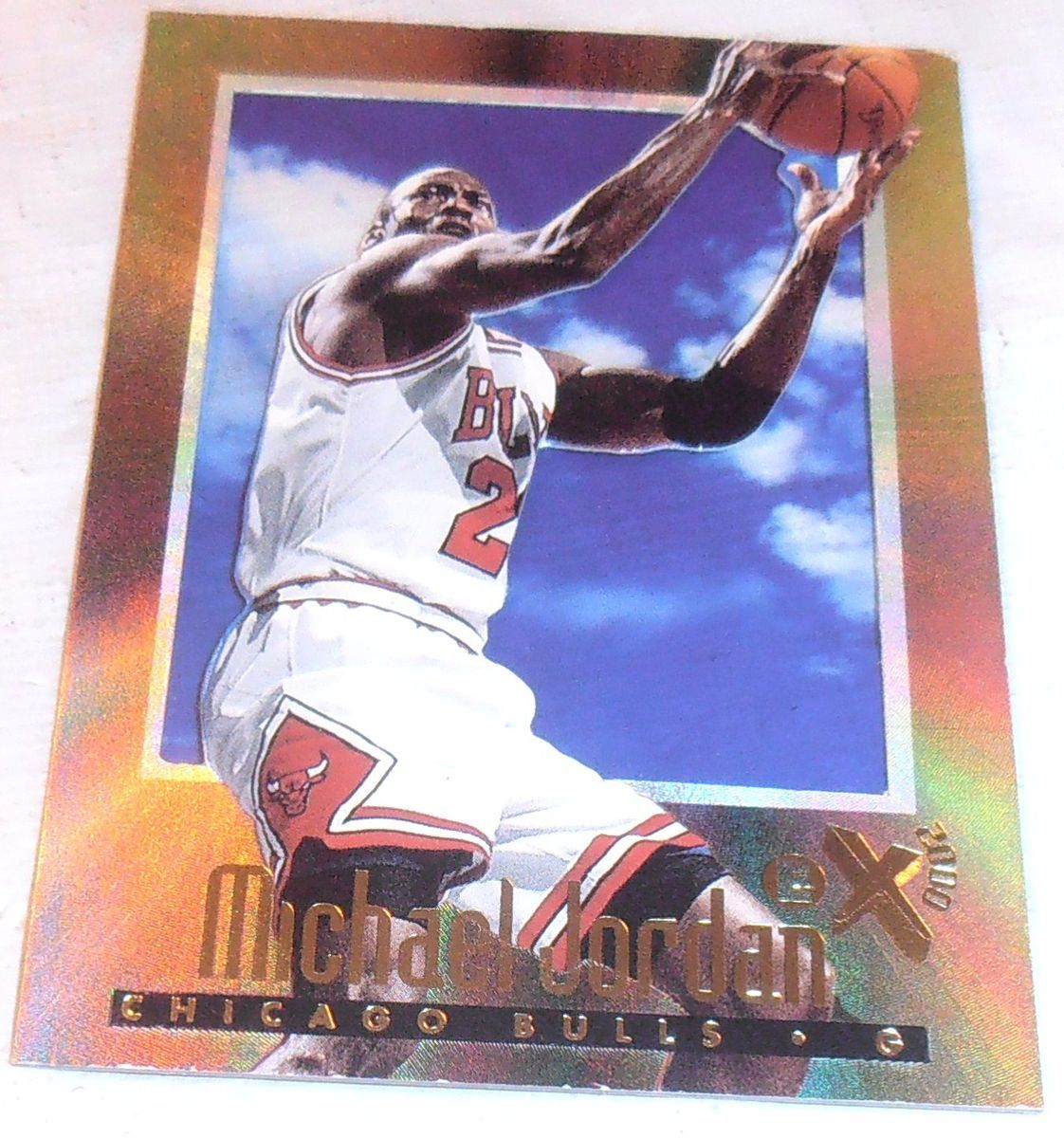 1996 97 EX 2000 Michael Jordan 9 Chicago Bulls w Ding