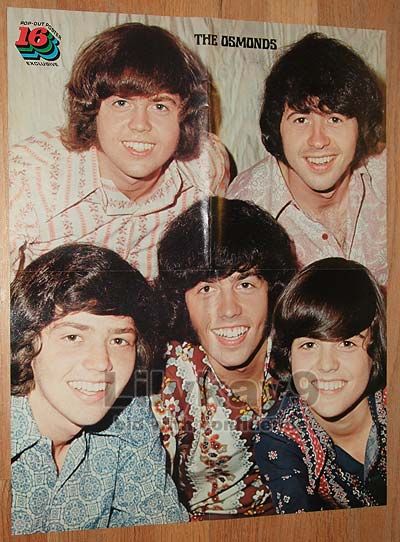 David Cassidy Bare Chest Donny Osmond Jackson 5 16 1972