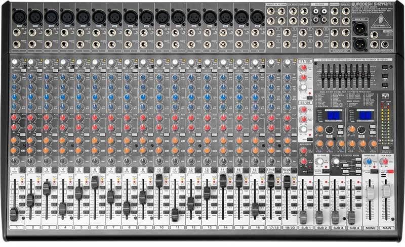 Behringer SX2442FX 24 Channel Mixer with 16 XENYX Mic Preamps