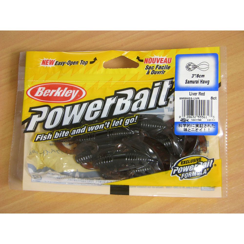 Berkley Powerbait Samurai Hawg 3 Japan Ver High Attractant Lure RARE 