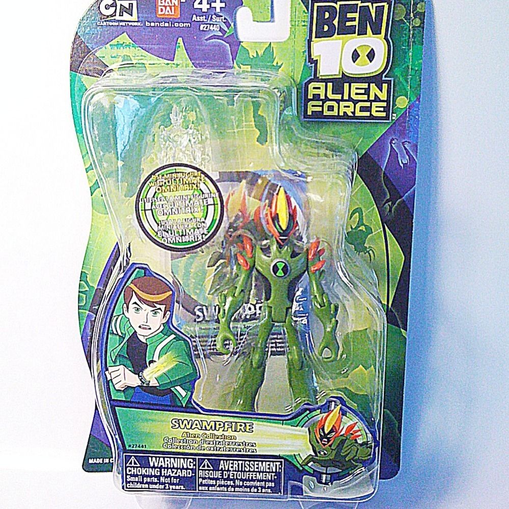 Ben 10 Alien Force SWAMPFIRE 4 NEW Ten Tennyson