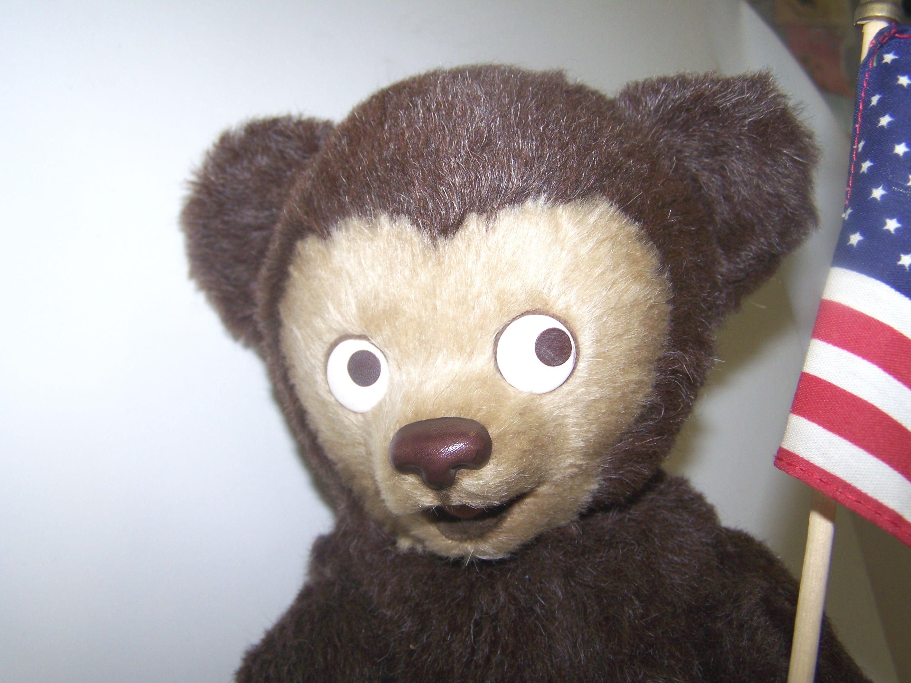 John Wright 15 Felt Wool Clifford Berryman Bear