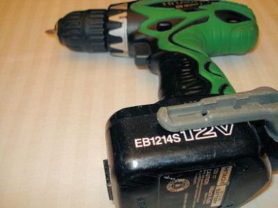 Used Hitachi 12 Volt Drill Model DS 12DVF3 EB1214S Video