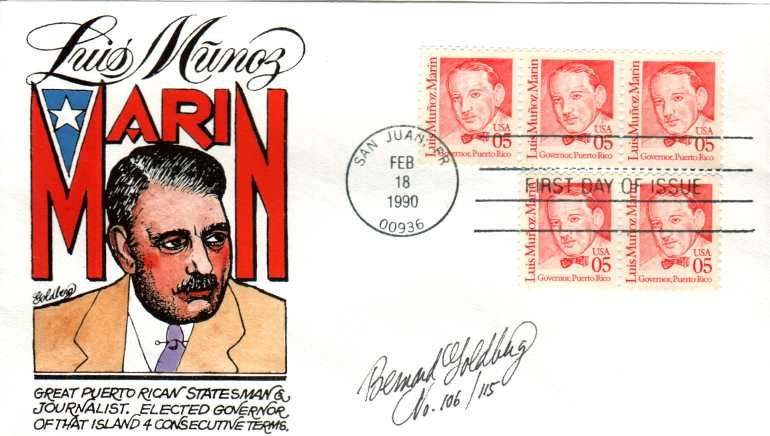   bernard goldberg handpainted day cover bernard goldberg was an award