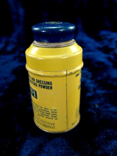 vintage bfi antiseptic powder tin small one fourth oz2