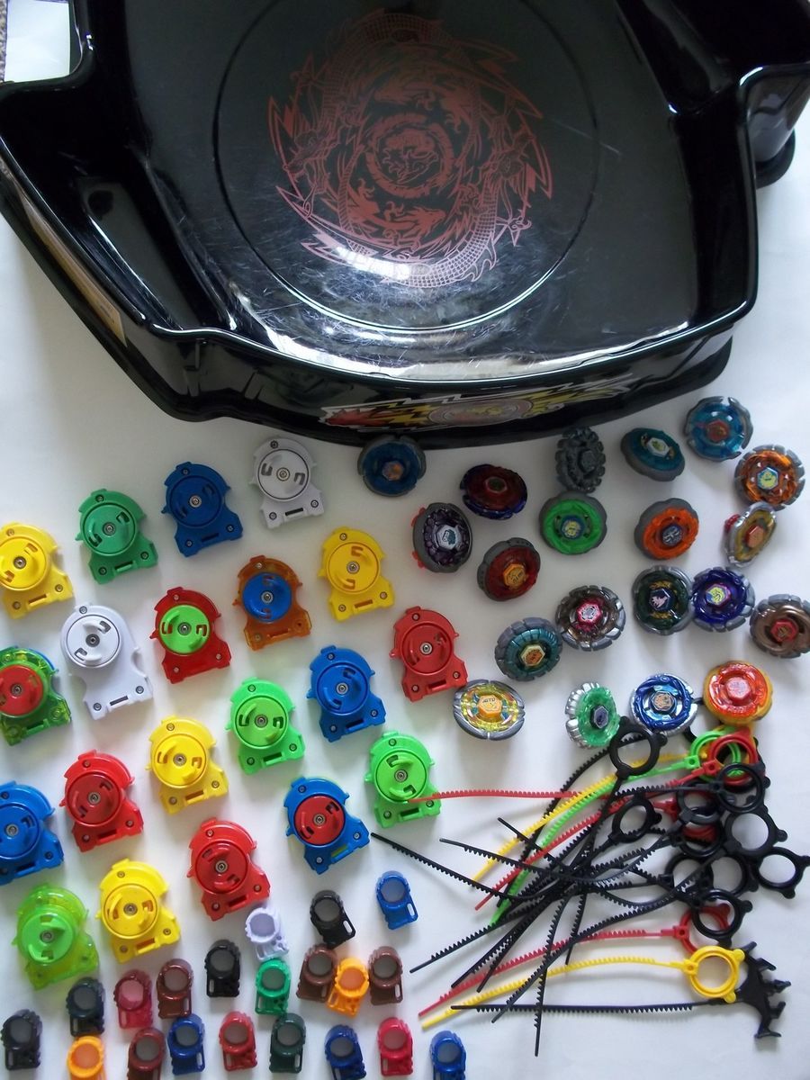 Beyblade Metal Fusion Beyblades Rip Cords Launchers Tools Stadium