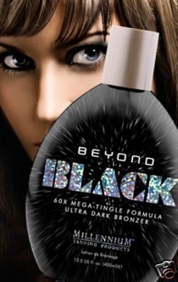 New Beyond Black 60x Tingle Bronzer Tanning Bed Lotion 876244005749 