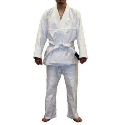 Blankgi White Gold Weave bjj Jiu Jitsu Gi Kimono A5