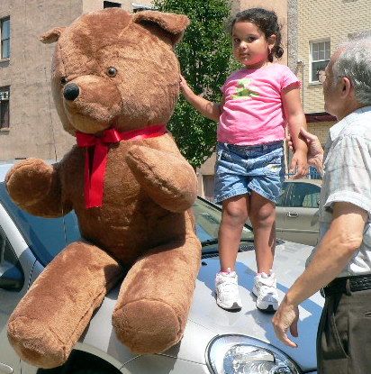 Giant 68 Teddy Bear Big Plush Stuffed Animal Med Brown