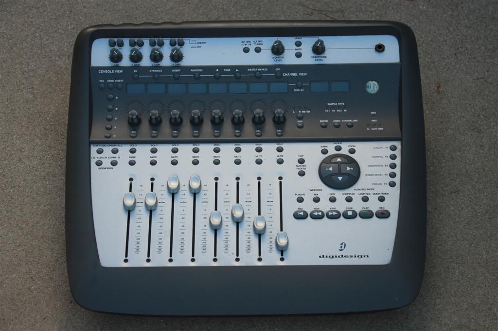 Digidesign DIGI002 Mixer Console w Black Lion Mod