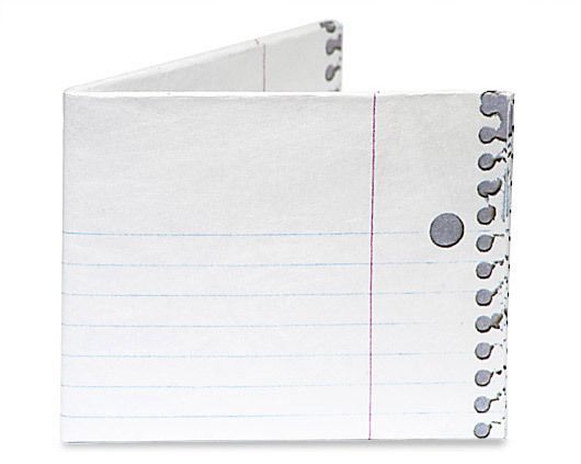    Mighty Wallet Tyvek Stealth Security School Notebook Lined Paper