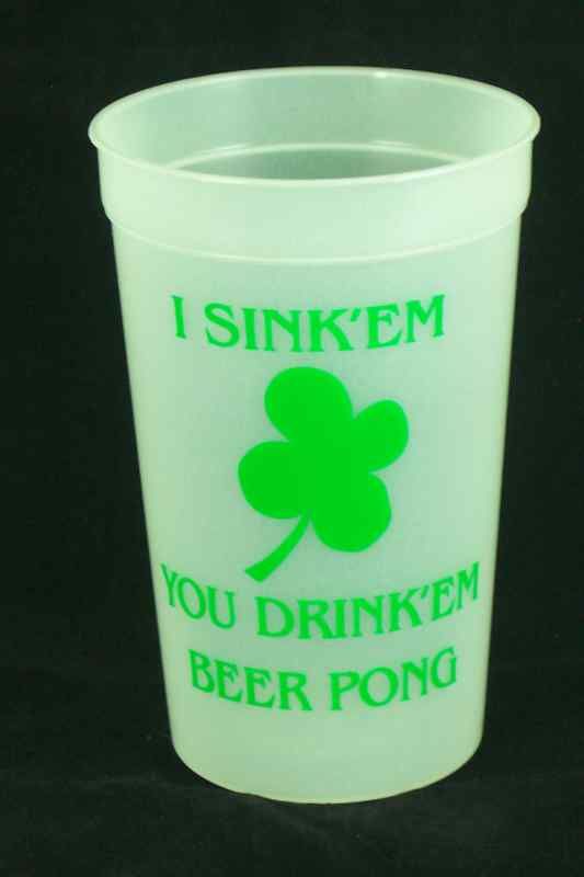 Beer Pong Beirut Cups 20 Cups per Set Reusable Glow