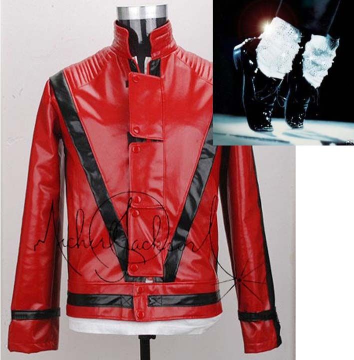 Michael Jackson Thriller Leather Jacket Free Billie Jean Gift