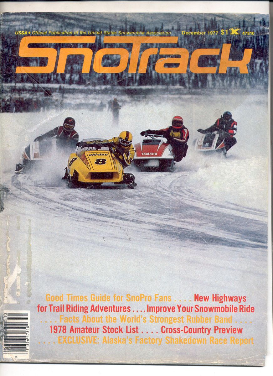   Magazine 1978 Ski Doo Blizzard Snopro Yamaha SSR Polaris RXL