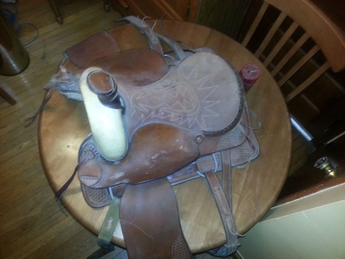 Vintage Saddle with Blevins Buckles