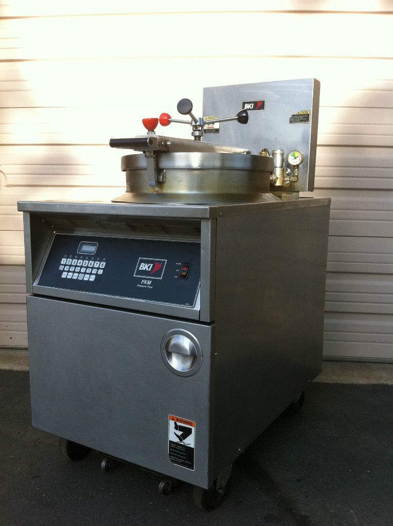 BKI FKM FC Extra Large Volume Electric Pressure Fryer w Built In 