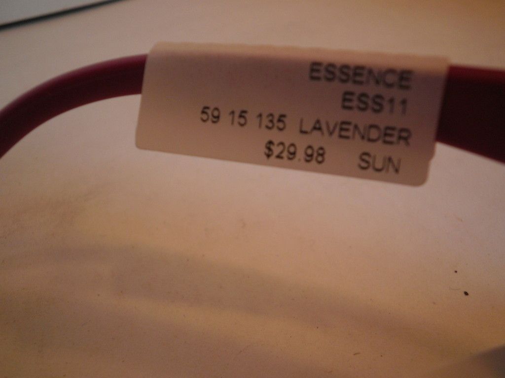 Essence Sunglasses 100 UV Block Rose Lense Ladies New