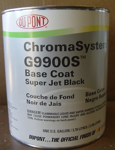 Auto Paint Dupont Chroma Base G9900S Super Jet Black