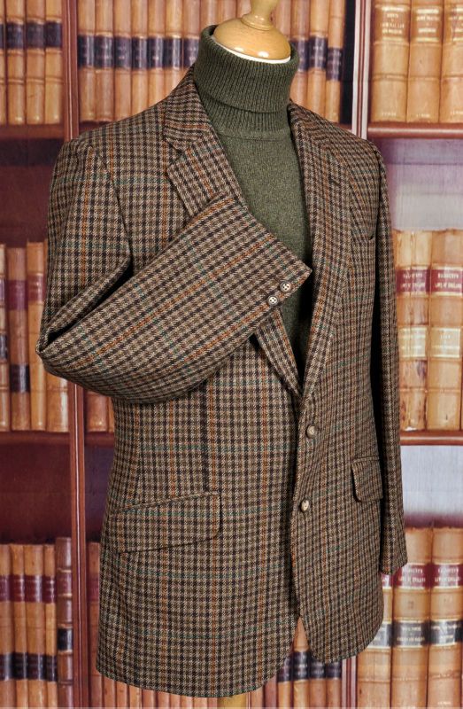 WONDERFUL BLADEN SAXONY TWEED HACKING JACKET 42 L