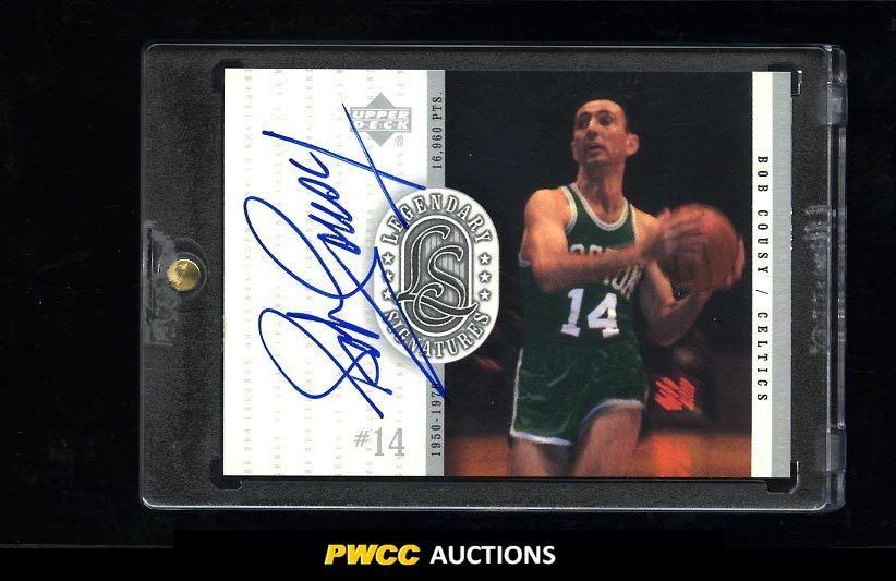 2000 UD Legendary Signatures Bob Cousy AUTO #BC (PWCC)