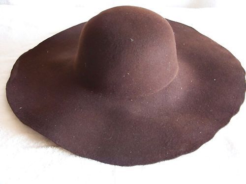  Felt Hat Blank Colonial Rev War F I War Brown 6 3 4