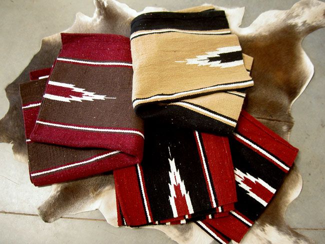 Horse Navajo 30x60 Saddle Blanket Pad Tack New Lot of 3 Blankets NB222 