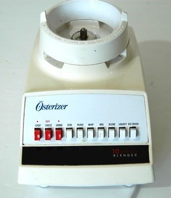 Oster Sunbeam Osterizer Blender Base 10 Speed